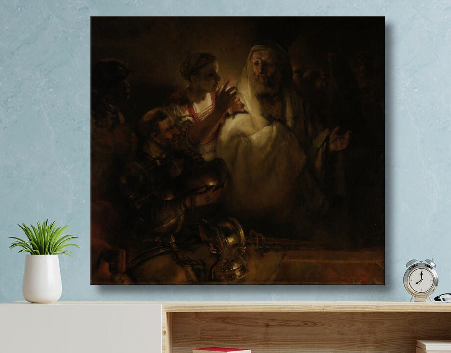 Rembrandt van Rijn : Le reniement de saint Pierre