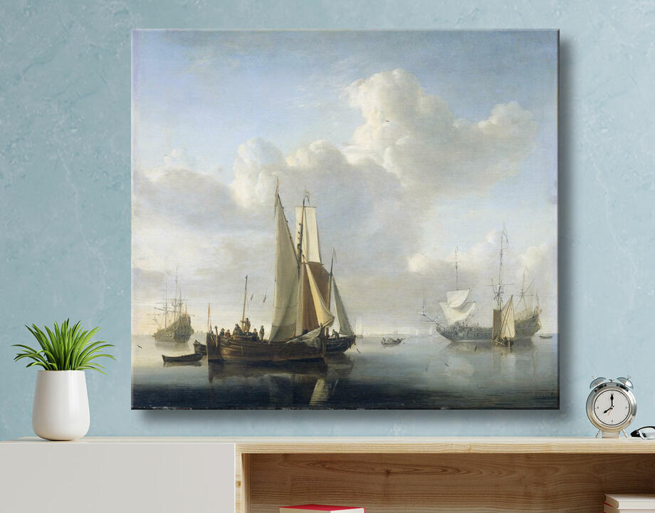 Willem van de Velde (II) : Navires avant la côte