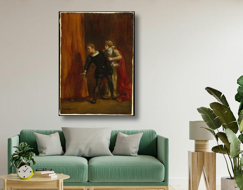 Eugène Delacroix : Hamlet et sa mère