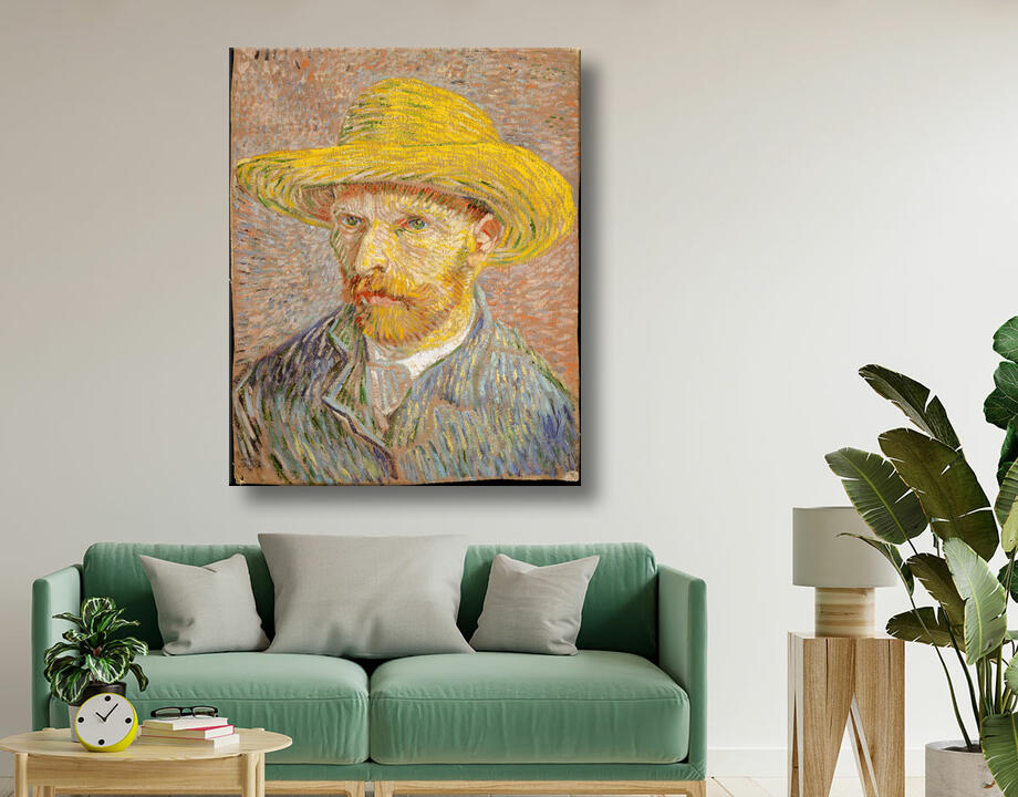 Vincent van Gogh : Autoportrait au chapeau de paille