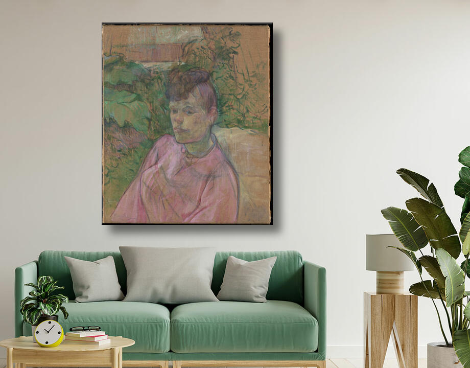 Henri de Toulouse-Lautrec : Femme au jardin de Monsieur Forest