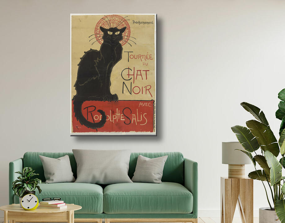 Théophile Alexandre Steinlen : Affiche pour le café du théâtre Le Chat Noir à Paris