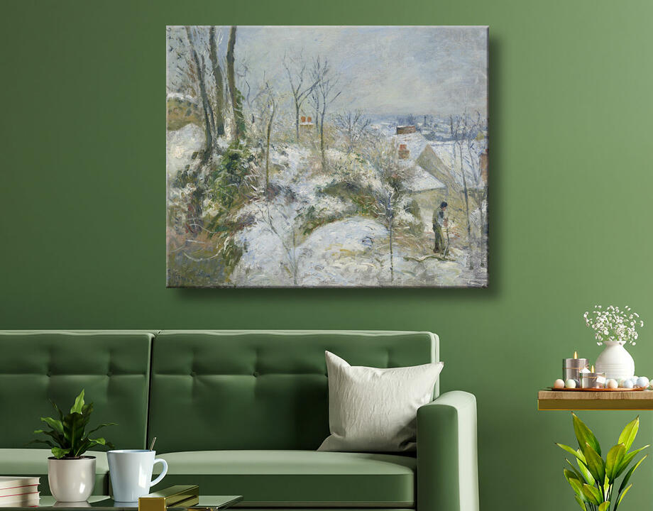 Camille Pissarro : Lapin Warren à Pontoise, Neige