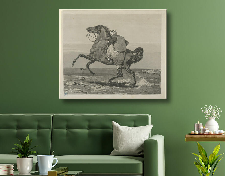 Eugène Delacroix : Turc montant son cheval
