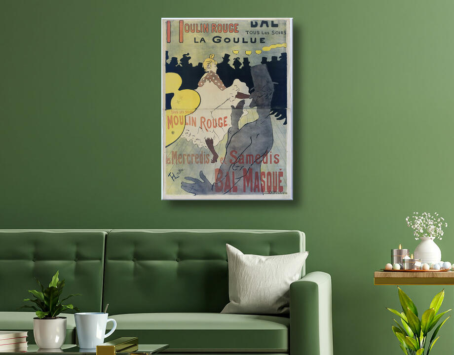 Henri de Toulouse-Lautrec : Poster for ‘Le Moulin Rouge’