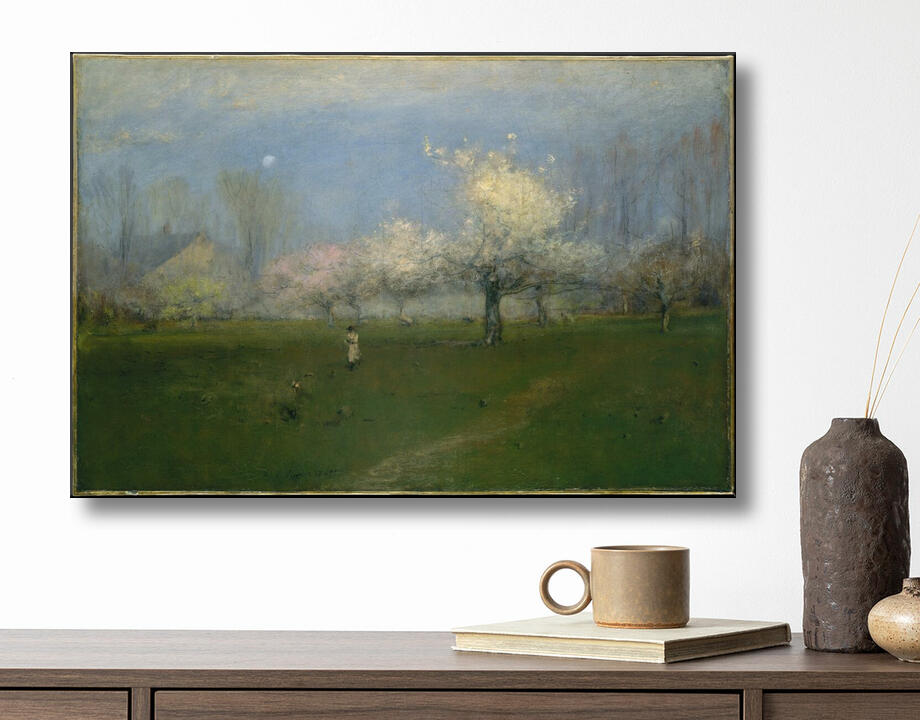 George Inness : Fleurs de printemps, Montclair, New Jersey