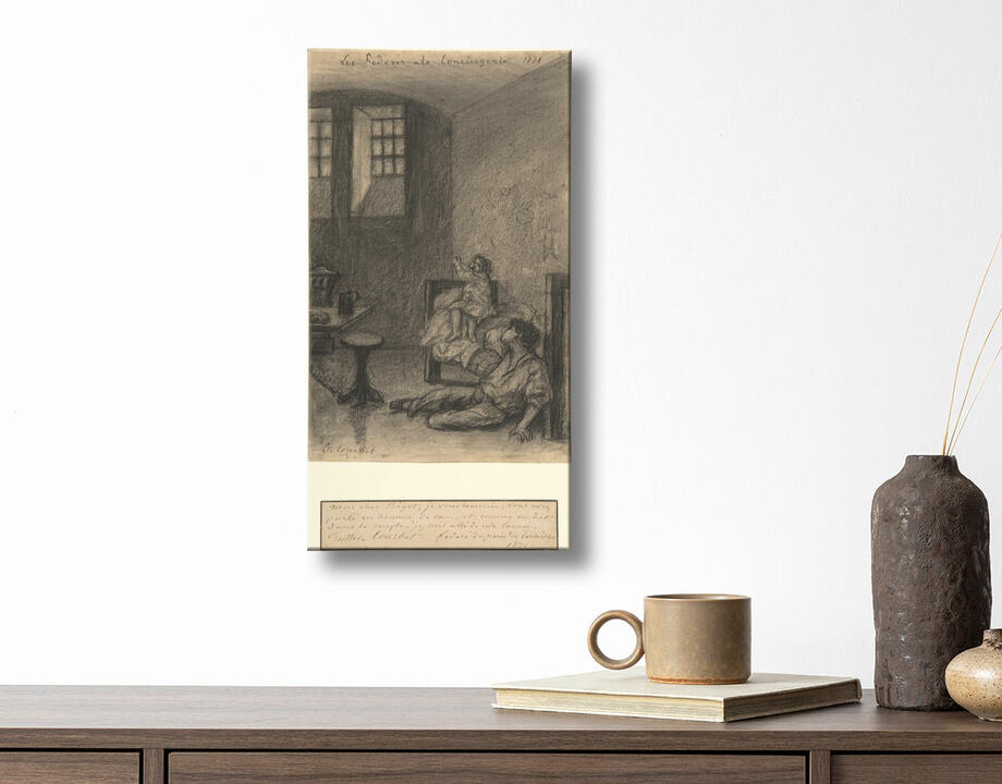 Gustave Courbet : Young Communards in Prison (Les Fédérés à la Conciergerie)