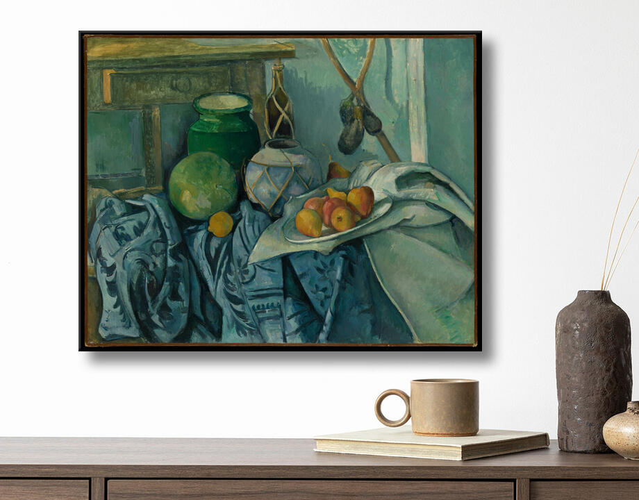 Paul Cézanne : Nature morte avec un pot de gingembre et des aubergines