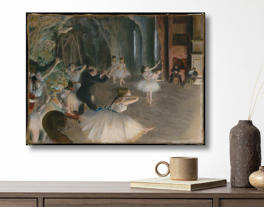 Edgar Degas : La répétition sur scène