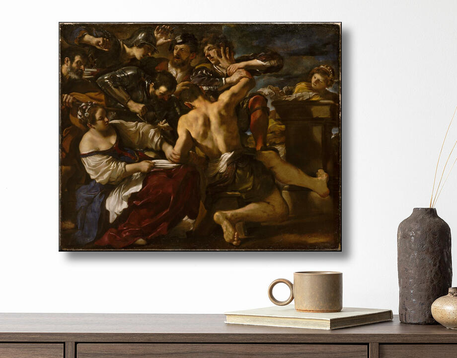 Guercino (Giovanni Francesco Barbieri) : Samson capturé par les Philistins