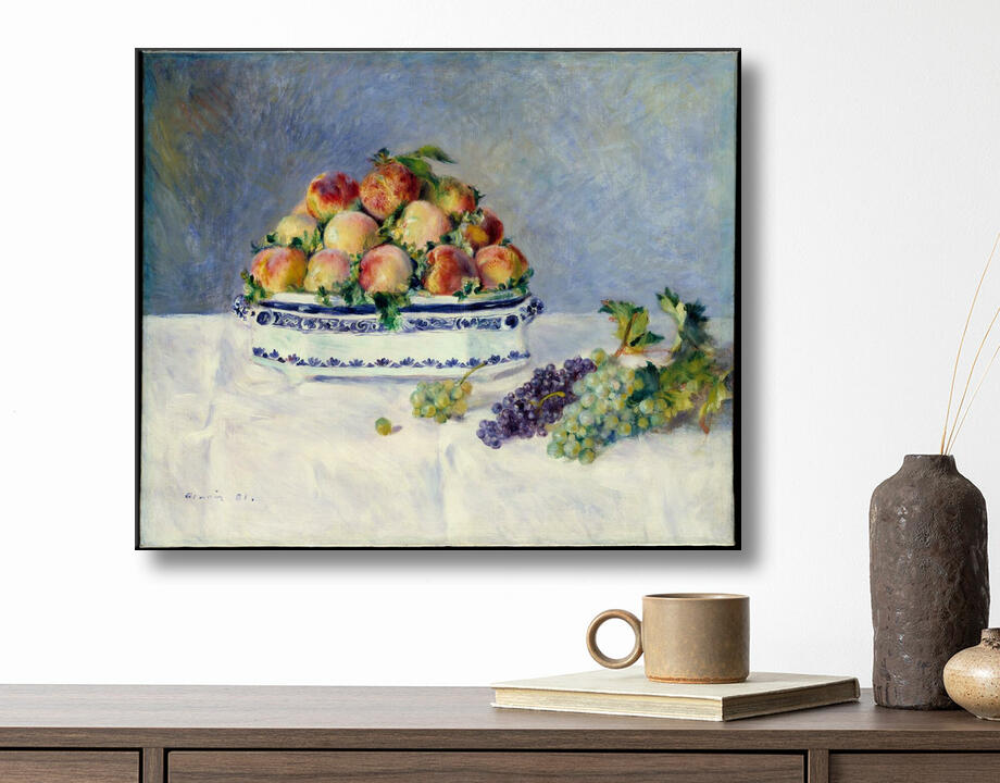 Auguste Renoir : Nature morte aux pêches et raisins