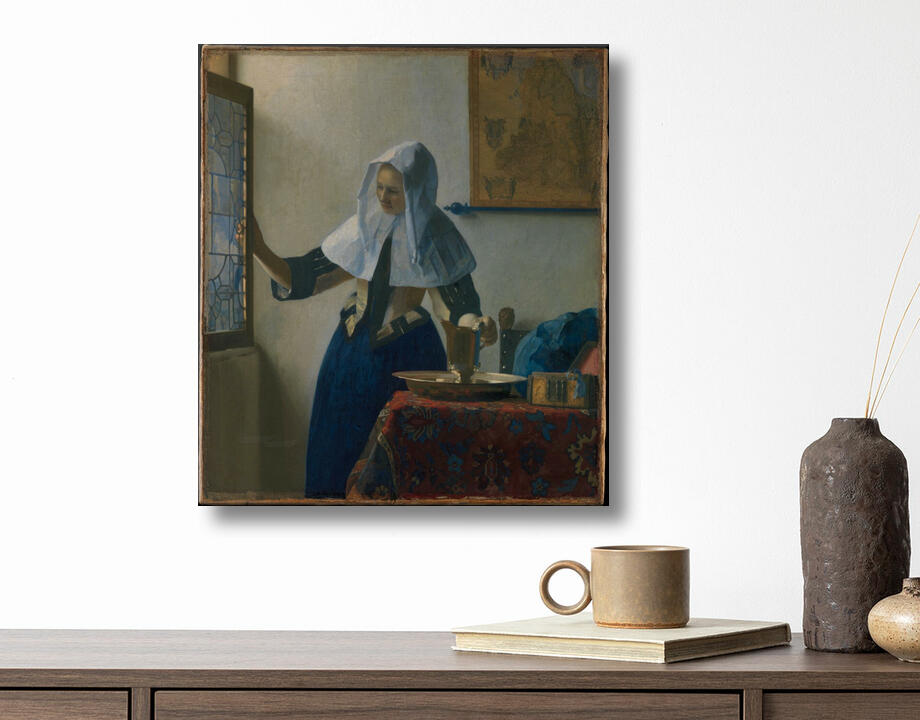 Johannes Vermeer : Jeune femme à l