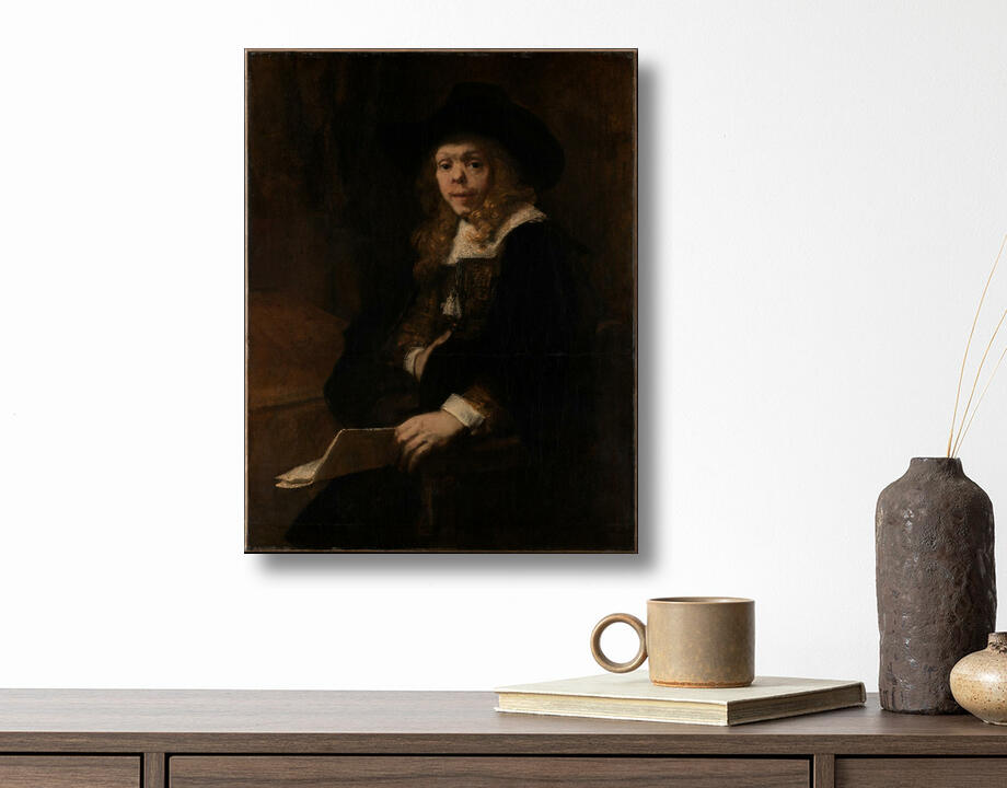 Rembrandt (Rembrandt van Rijn) : Portrait of Gerard de Lairesse