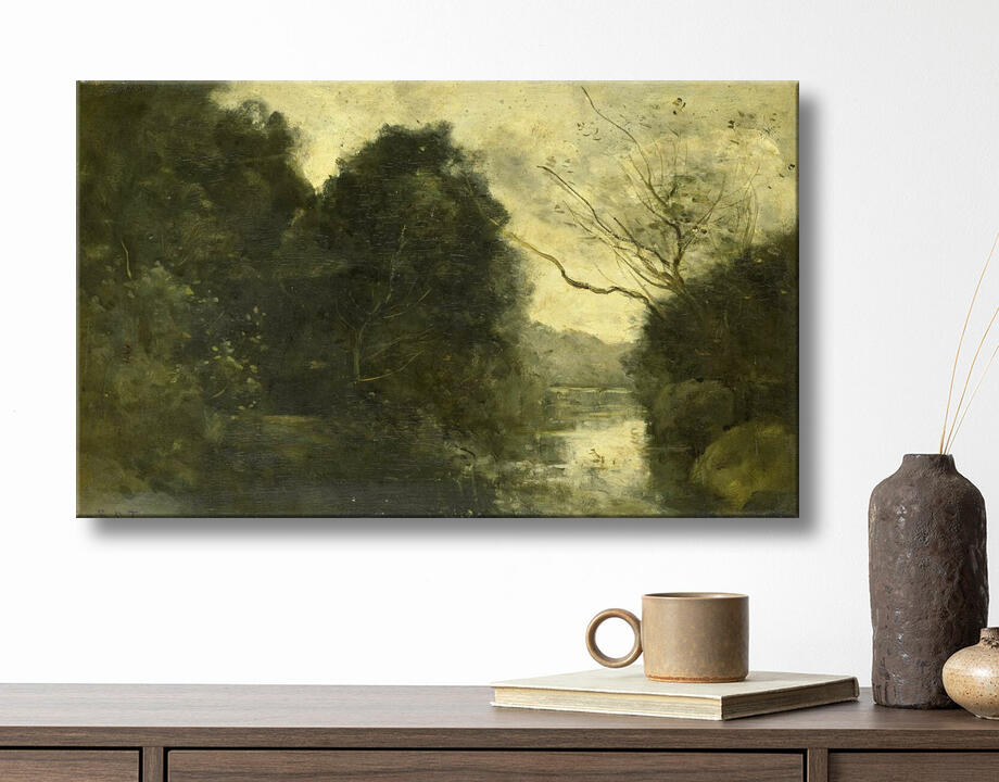 Camille Corot : Étang dans les bois
