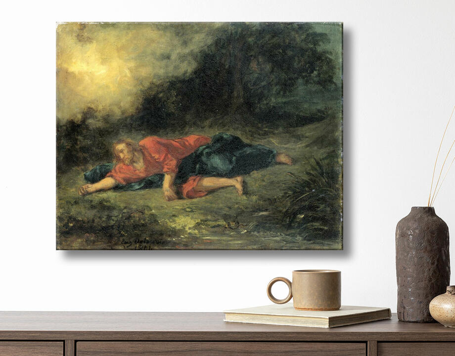 Eugène Delacroix : L'agonie au jardin