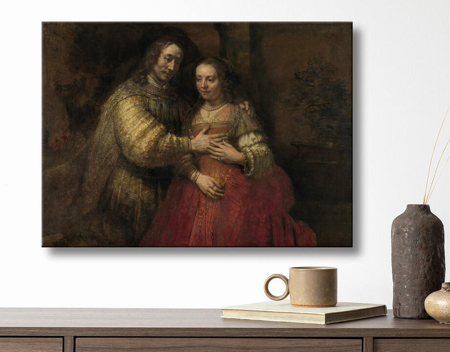 Rembrandt van Rijn : Isaac et Rebecca, connus sous le nom de « l