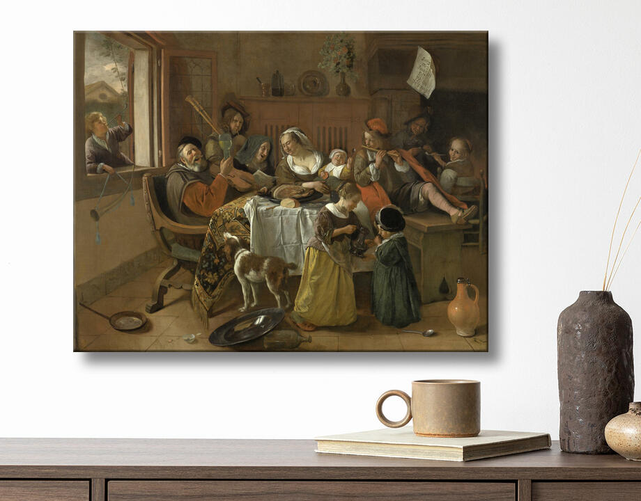 Jan Havicksz. Steen : La famille joyeuse