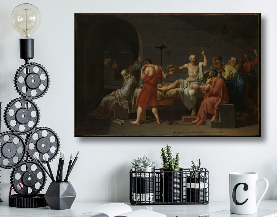 Jacques Louis David : La mort de Socrate