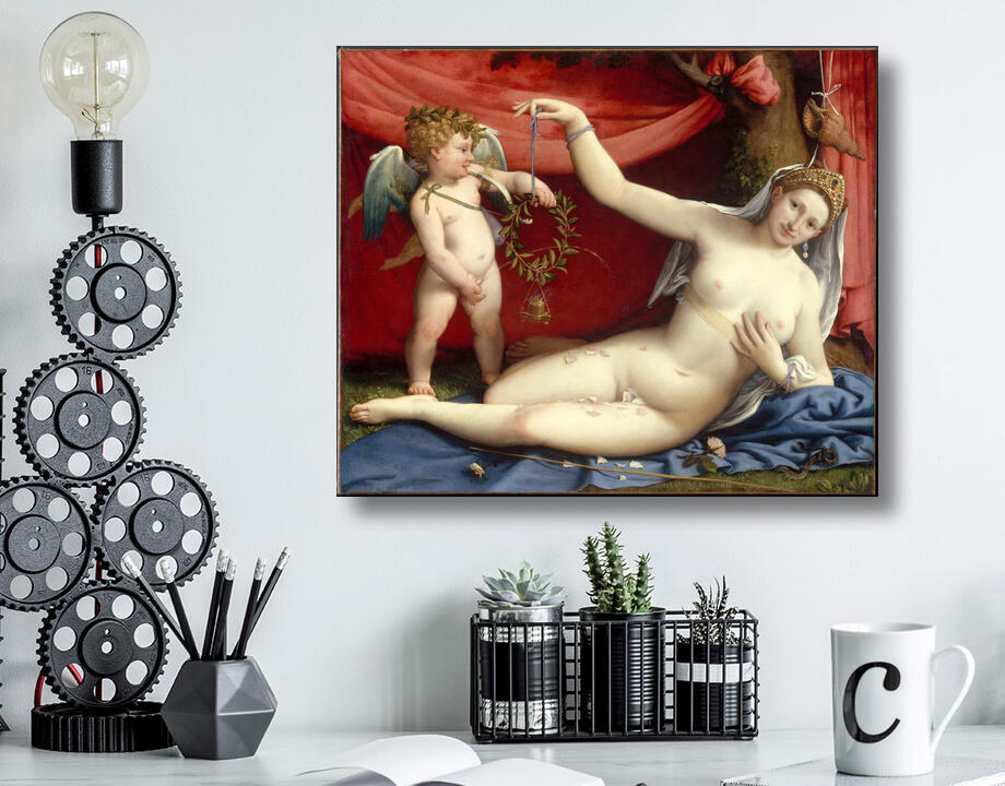 Lorenzo Lotto : Vénus et Cupidon