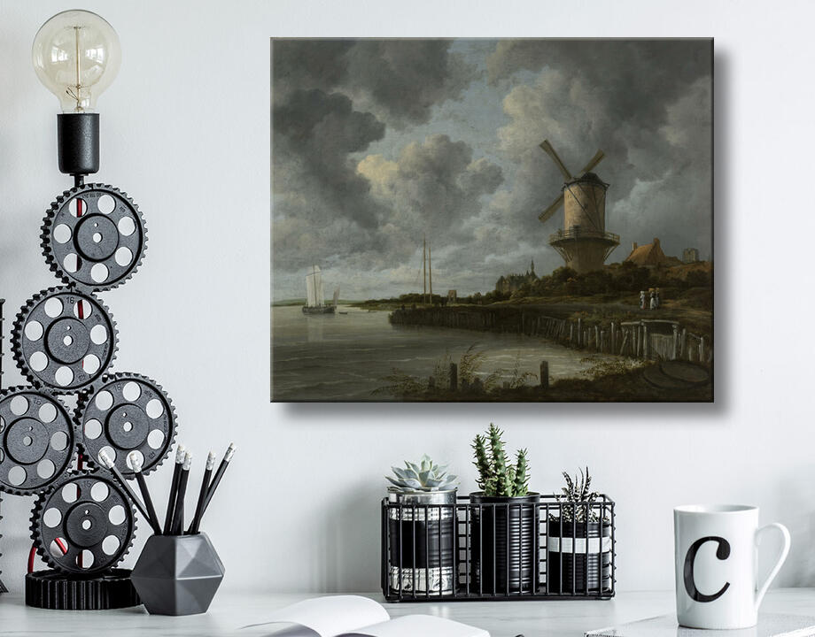 Jacob Isaacksz van Ruisdael : Le moulin à vent de Wijk bij Duurstede
