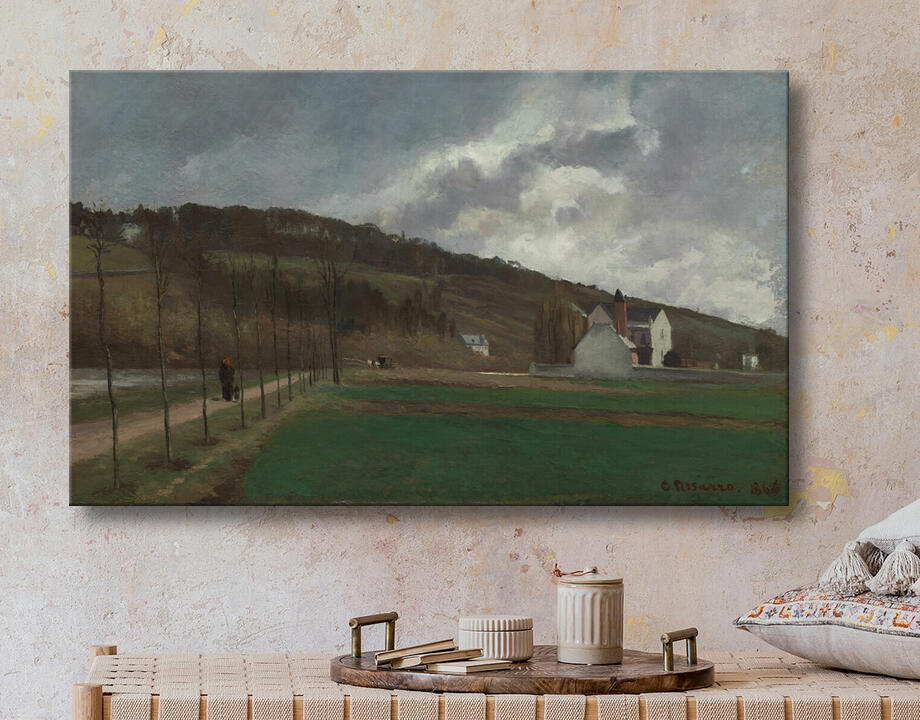 Camille Pissarro : Les bords de Marne en hiver