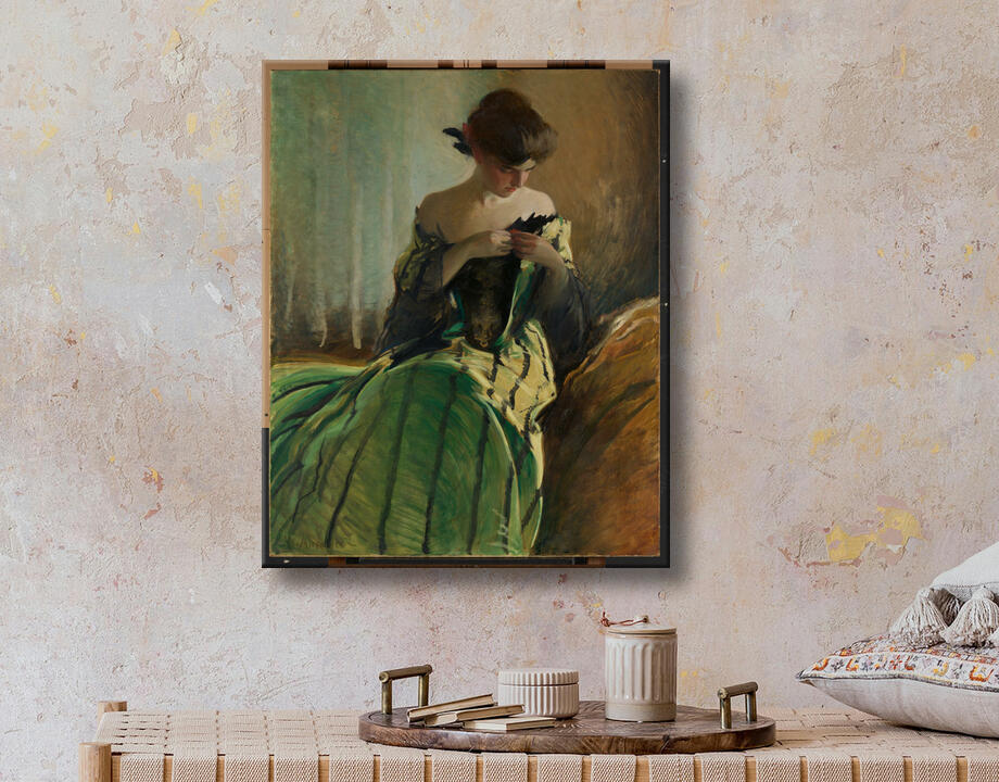 John White Alexander : Étudier en noir et vert