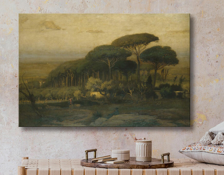 George Inness : Pinède de la Villa Barberini