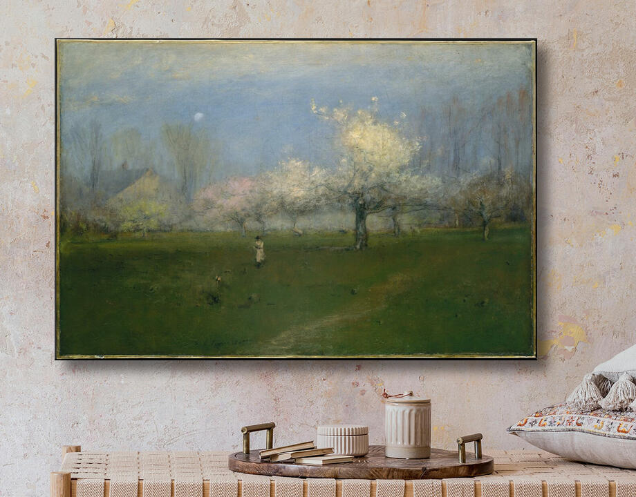 George Inness : Fleurs de printemps, Montclair, New Jersey