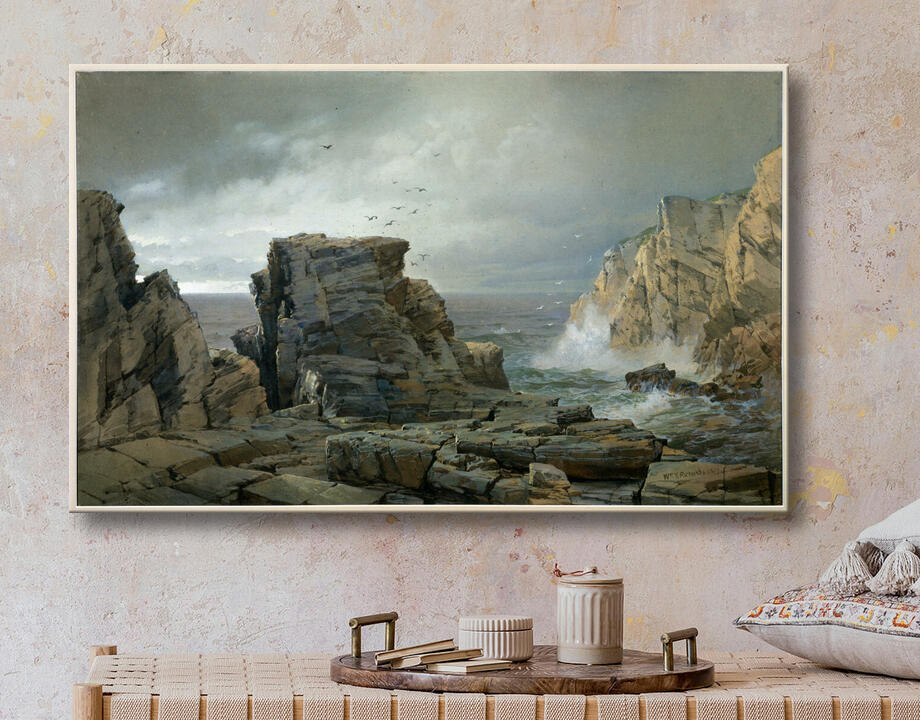 William Trost Richards : Une côte rocheuse