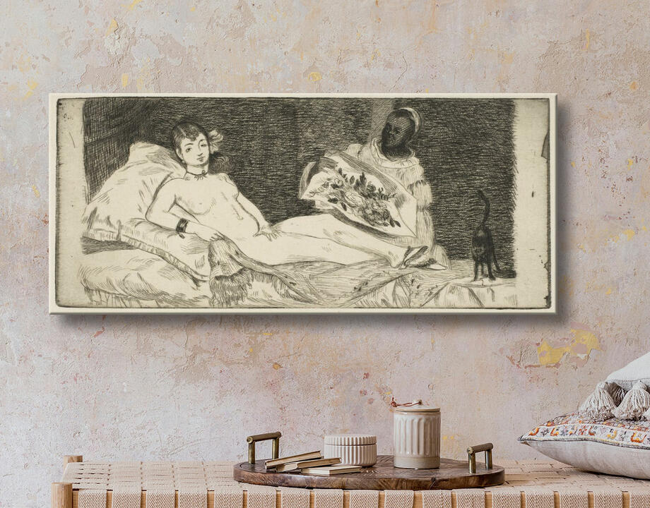 Edouard Manet : Olympia (petite assiette)