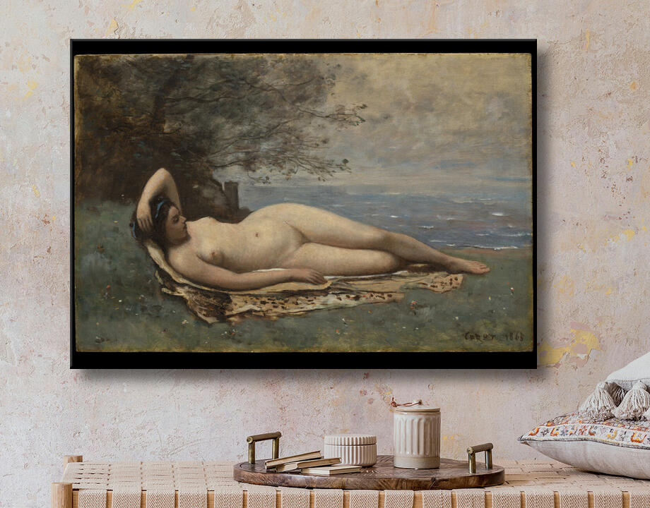 Camille Corot : Bacchante en bord de mer