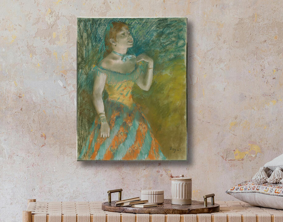 Edgar Degas : Le chanteur en vert