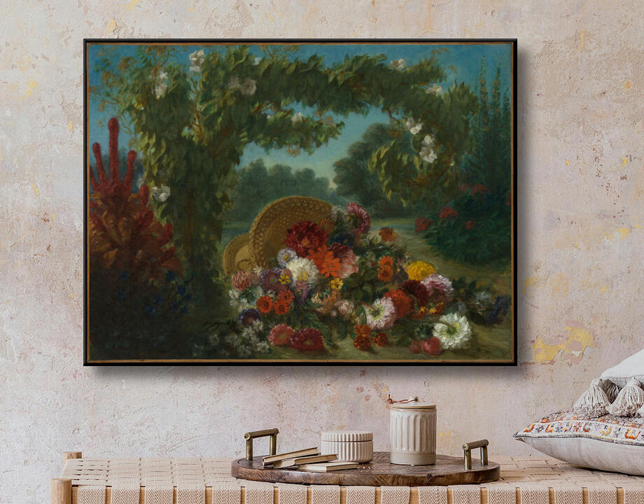 Eugène Delacroix : Panier de fleurs