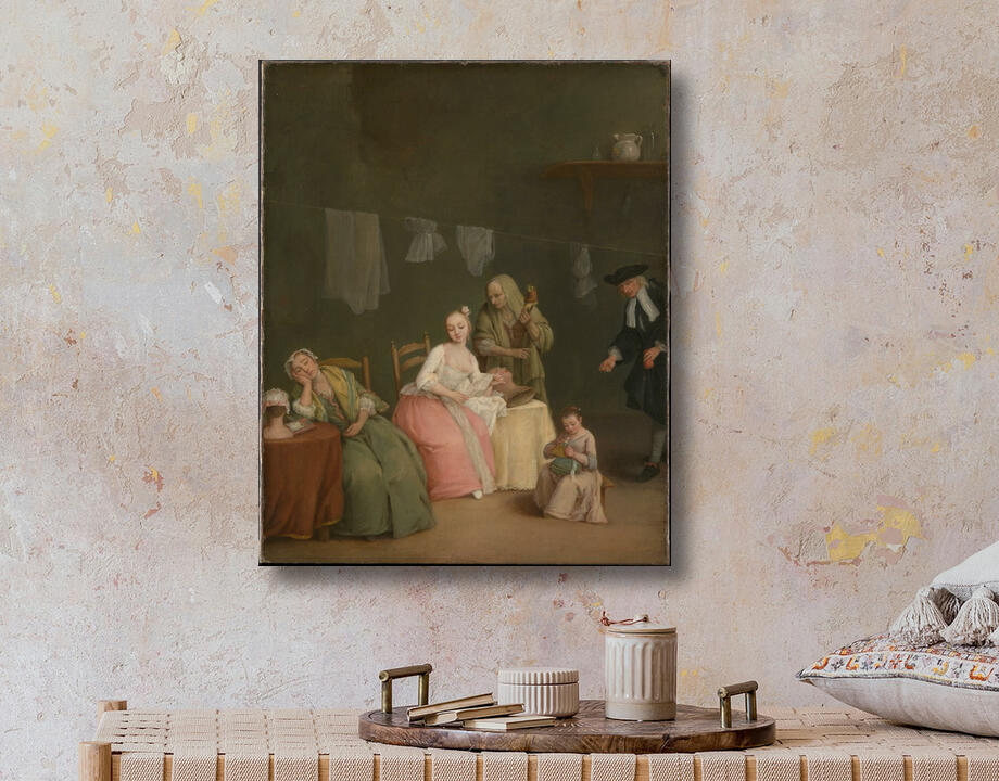 Pietro Longhi (Pietro Falca) : La lettre