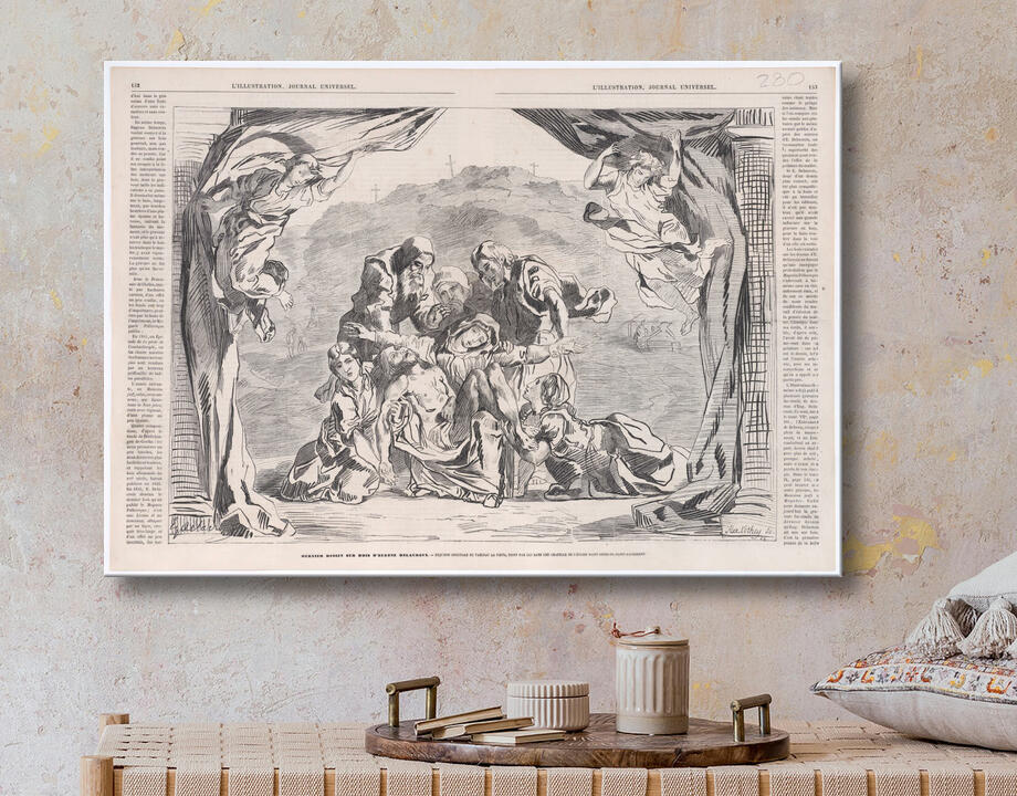 Eugène Delacroix : La Pietà, de "L