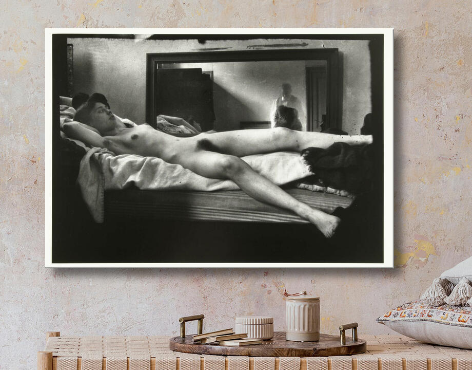 George Hendrik Breitner : Portrait d'un nu féminin avec Breitner photographiant dans le miroir