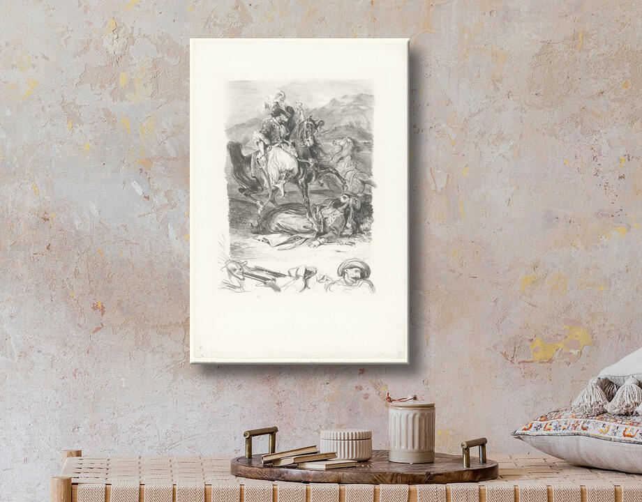 Eugène Delacroix : Combat entre Giaour et Pacha