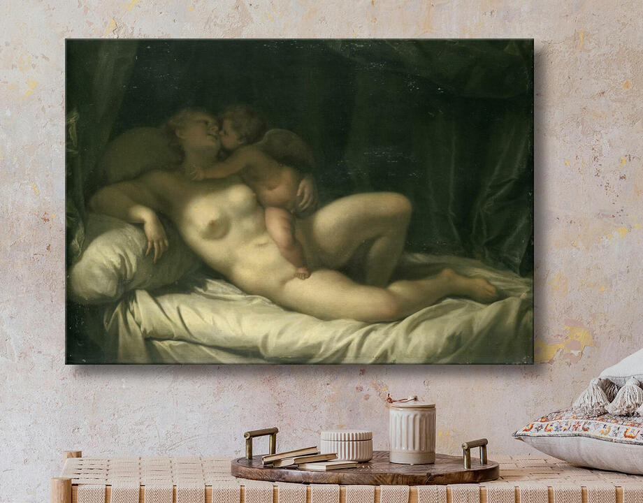 Adriaen van der Werff : Amour Embrasser Vénus