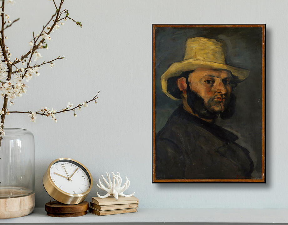 Paul Cézanne : Gustave Boyer (né en 1840) au chapeau de paille