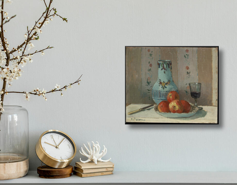 Camille Pissarro : Nature morte aux pommes et au pichet