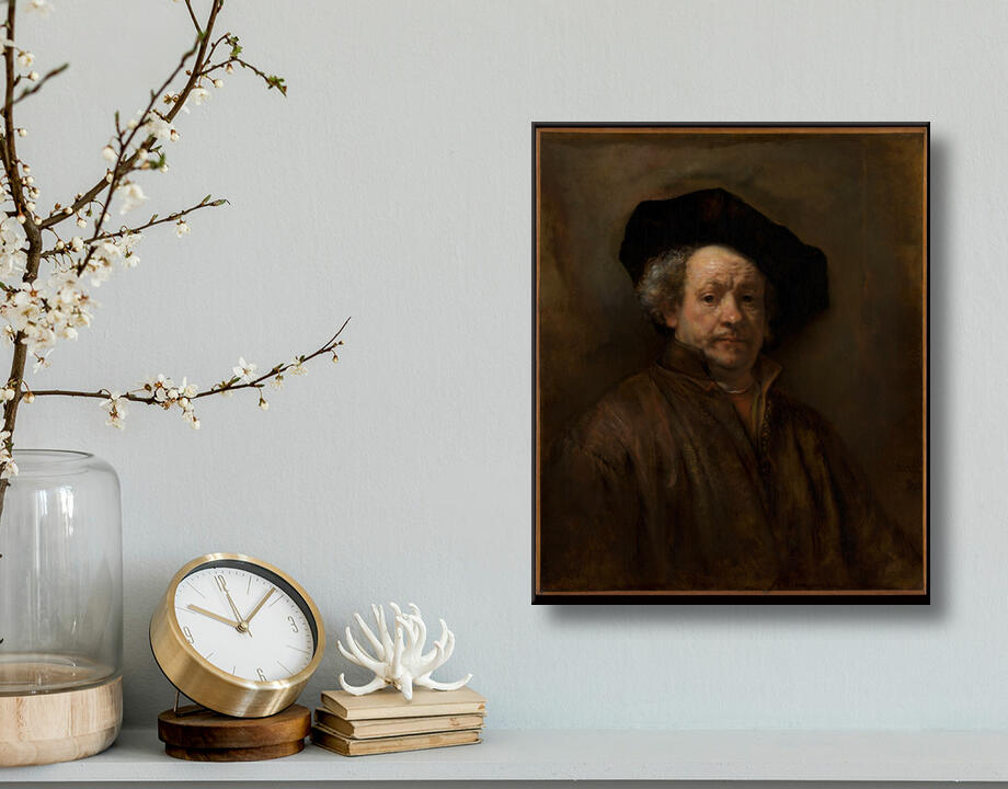 Rembrandt (Rembrandt van Rijn) : Autoportrait