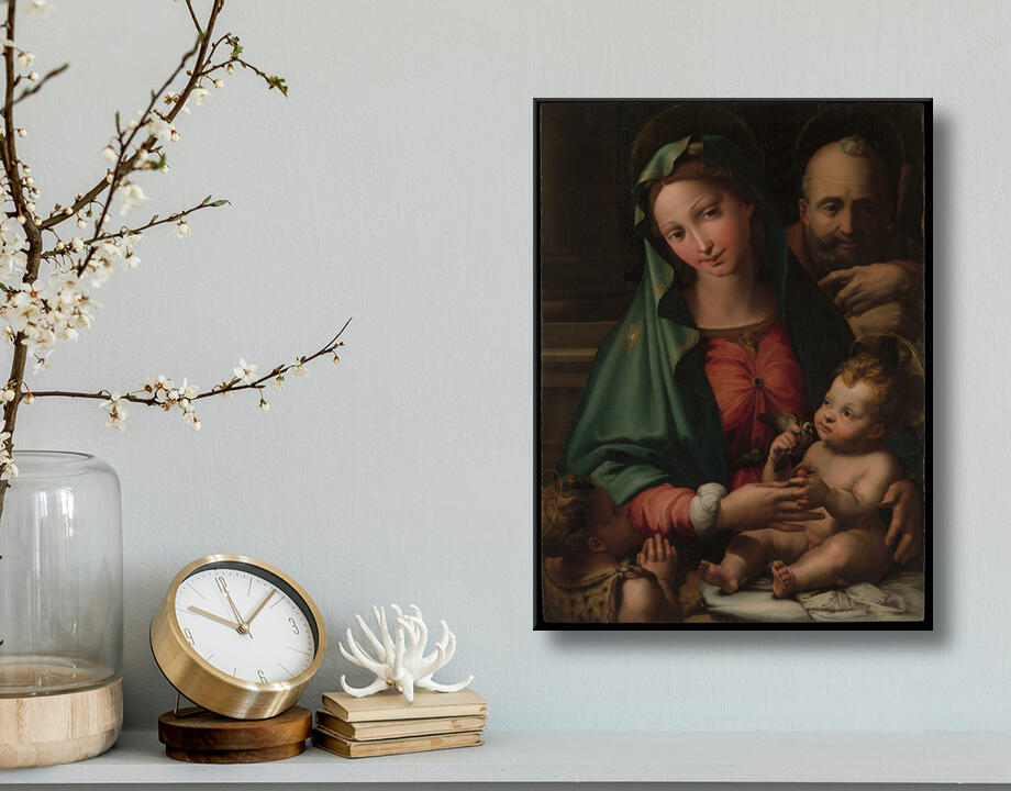 Perino del Vaga (Pietro Buonaccorsi) : La Sainte Famille avec l'Enfant Saint Jean-Baptiste