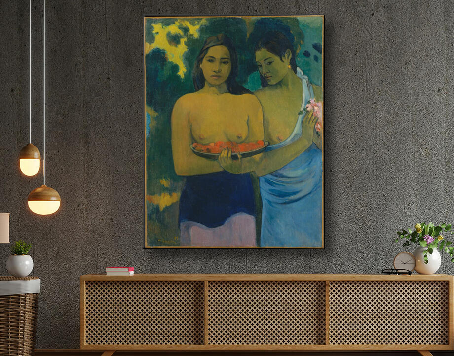 Paul Gauguin : Deux femmes tahitiennes