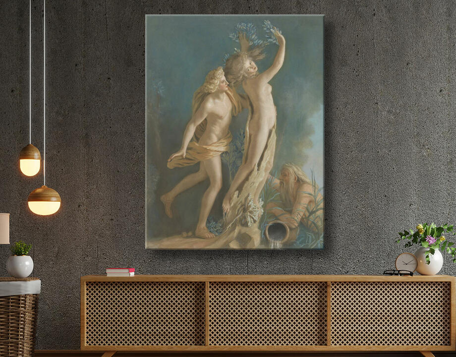 Jean-Etienne Liotard : Apollon et Daphné, d'après le groupe de marbre de Lorenzo Bernini dans la Galleria Borghese, Rome