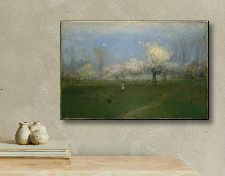 George Inness : Fleurs de printemps, Montclair, New Jersey