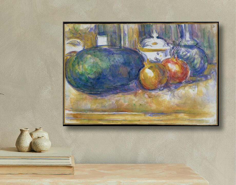 Paul Cézanne : Nature morte à la pastèque et aux grenades