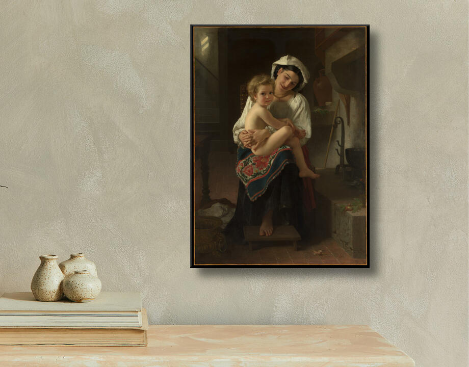 William Bouguereau : Jeune mère regardant son enfant