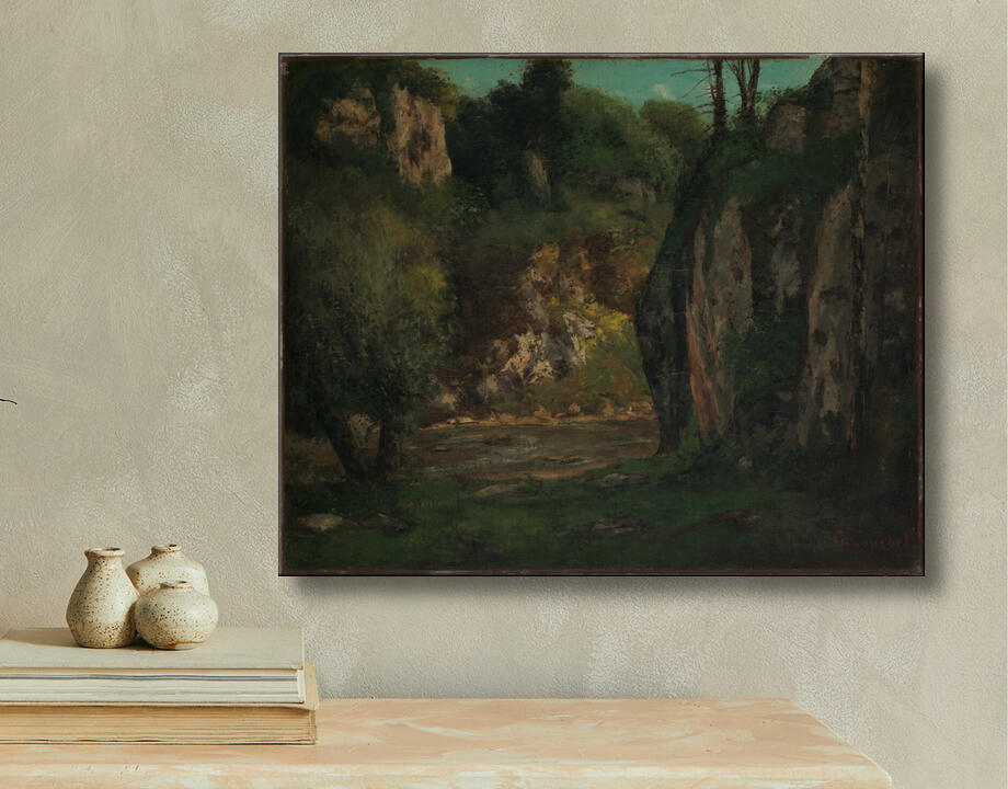 Gustave Courbet : Le ruisseau caché