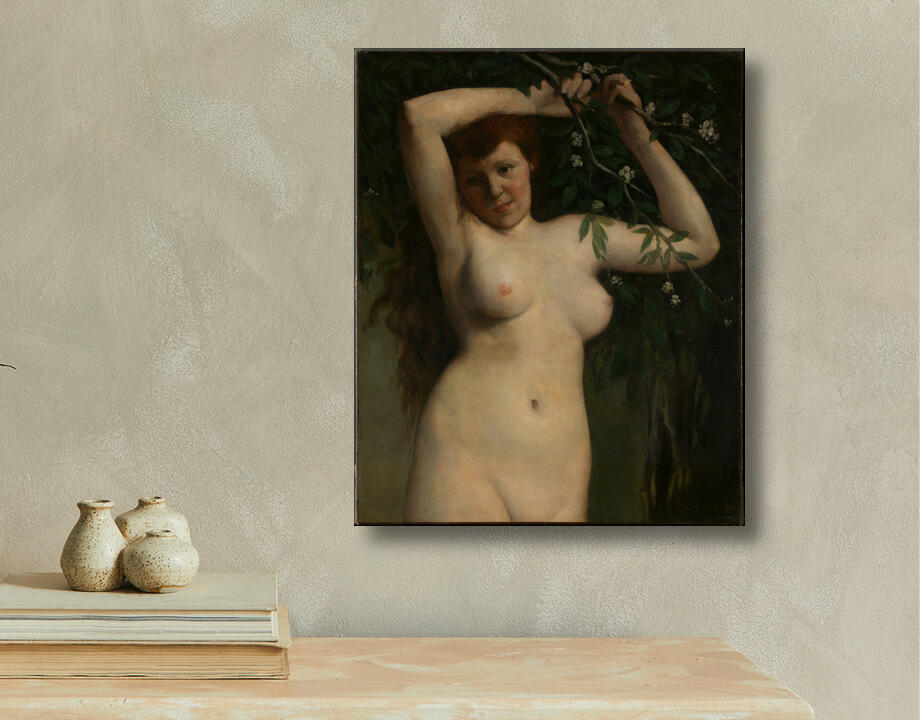 Gustave Courbet : Nu à la branche fleurie