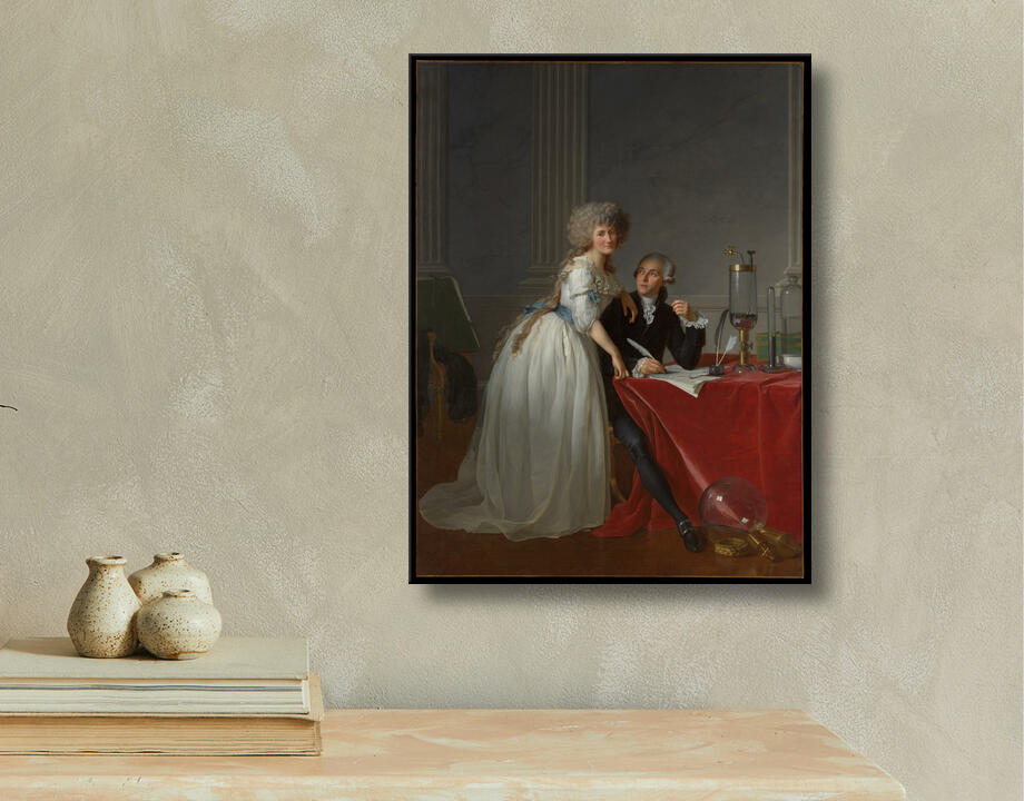 Jacques Louis David : Antoine Laurent Lavoisier (1743–1794) and Marie Anne Lavoisier (Marie Anne Pierrette Paulze, 1758–1836)